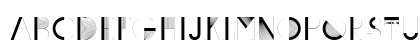 FanarcStylusDisplay Regular Uppercase Preview