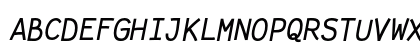 Fantasque Sans Mono Italic Preview