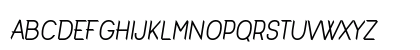 Fashionism Italic Uppercase Preview