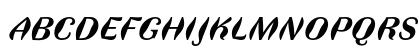 Faune BoldItalic Regular Uppercase Preview