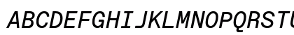 Favorit Mono Std Italic Preview