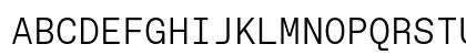 Favorit Mono Std Light Regular Uppercase Preview