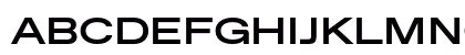 Favorit Std Bold Exp Bold Uppercase Preview