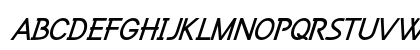 Feldspar Bold Italic Uppercase Preview