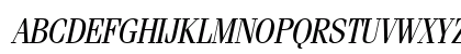 Feline-Condensed Italic Uppercase Preview