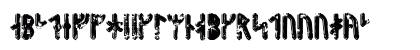 Fenrir Runic Regular Uppercase Preview