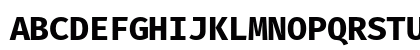 Fira Mono for Powerline Bold Uppercase Preview