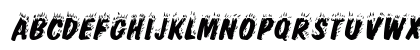 FlamingDisplayCaps Italic Preview