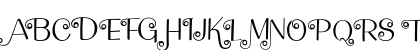 Flying Dahlia Regular Uppercase Preview