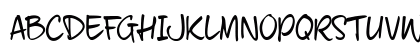 fourHand_TRIAL regular Uppercase Preview