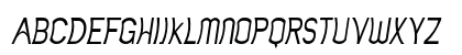 Foxfire Condensed Italic Preview
