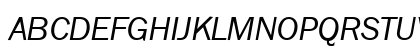 FrankfurtGothic Italic Preview