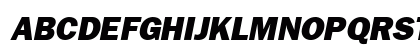 FrankfurtGothicHeavy Italic Preview