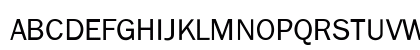 FranklinGothic Light Uppercase Preview