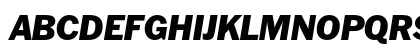 Franklin Gothic Italic Uppercase Preview