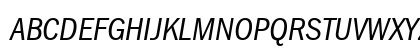 FranklinGotItcTEEBooCon Italic Uppercase Preview