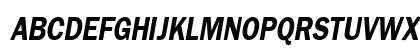 FranklinThin Bold-Oblique Uppercase Preview