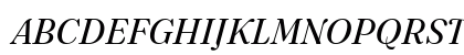 Fraunces 72pt S000 Italic Uppercase Preview