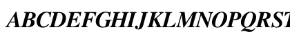 FreeSerif BoldItalic Preview