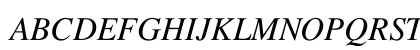 FreeSerif Italic Preview