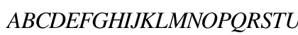 FreeSerif Italic Preview