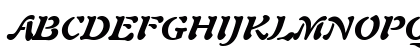 Freeform721Black Italic Preview