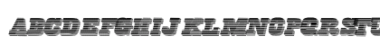 FreeLine Regular Uppercase Preview