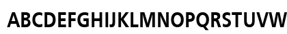 Frutiger Condensed Bold Uppercase Preview