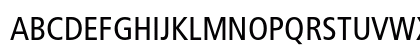 Frutiger 57 Condensed Uppercase Preview