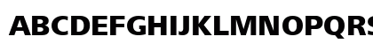 FrutigerNextLT Heavy Uppercase Preview