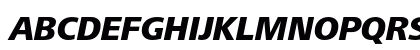 FrutigerNextLT Heavy Italic Preview