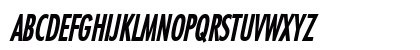 Fuji-Condensed Bold Italic Uppercase Preview