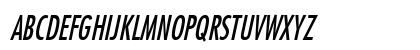 Fuji-Condensed Italic Preview