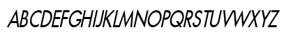 Fusi-Condensed Italic Preview