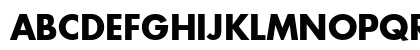 Futura Book Bold Uppercase Preview
