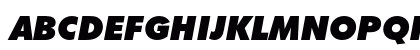Futura Extra Black Italic Uppercase Preview
