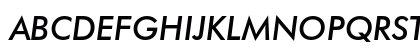 Futura Medium Italic Preview
