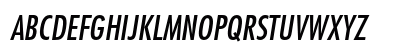 Futura Condensed Medium Oblique Uppercase Preview