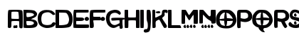 Futurafrica Regular Uppercase Preview