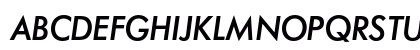 Futura Medium Italic Preview