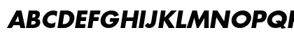 Futura Std Bold Oblique Preview