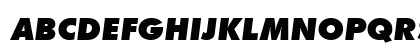 FuturaTEEExtBol Italic Uppercase Preview