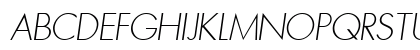 FutureLight Oblique Uppercase Preview