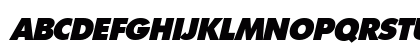 FuturistExtraHeavy Italic Preview