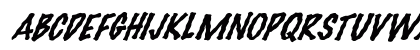 FZ HAND 14 WAVEY ITALIC Normal Uppercase Preview