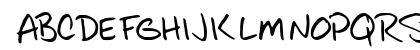 FZ HAND 25 LEFTY Normal Uppercase Preview