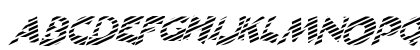 FZ JAZZY 11 STRIPED ITALIC Normal Preview