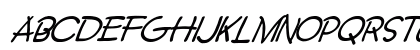 FZ JAZZY 34 ITALIC Normal Uppercase Preview