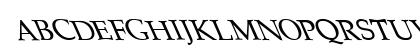 FZ ROMAN 21 LEFTY Normal Uppercase Preview