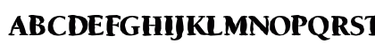 FZ ROMAN 24 MANGLED Normal Uppercase Preview